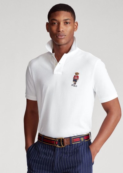 Polo Ralph Lauren Classic Polo Sport Bear Polo Herre Danmark (UXRLM5270)